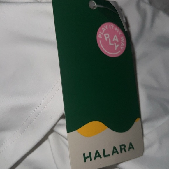 Halara White Double Straps Backless Twisted Cropped Yoga Tank Top | NEW!!💜🏋️ - Picture 12 of 13